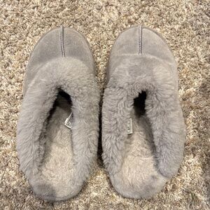 BearPaw Gray Slippers